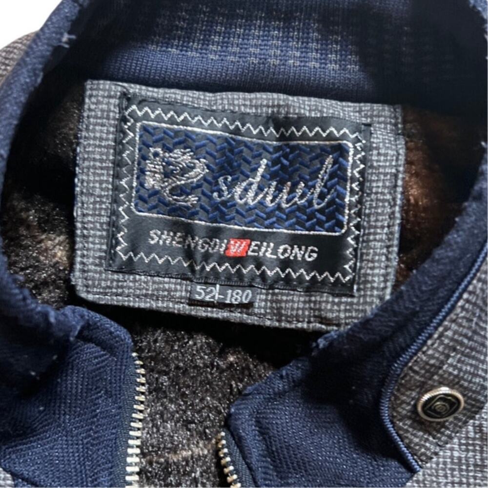 Vintage Sduul Blue/Gray Men Size 52/180 Jacket - Picture 2 of 7